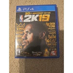 NBA 2K19 Video Game 20th Anniversary Edition Playstation 4 PS4
